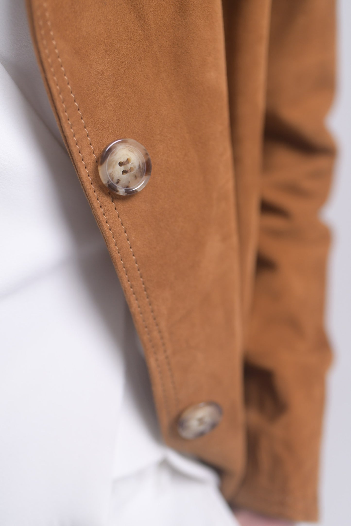 Suede Mini Coat